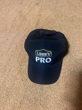 Lowe's PRO Black Logo Cap